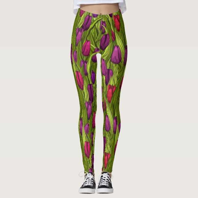 Tulips Leggings (Front)