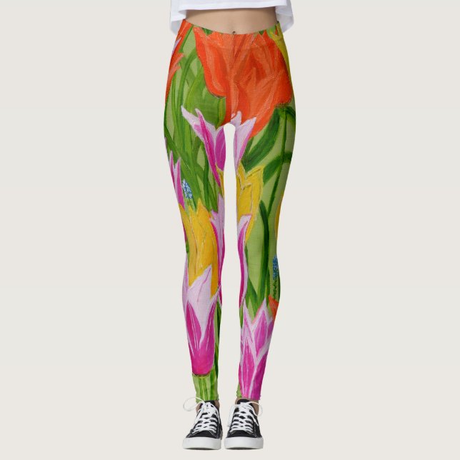 Tulips leggings  (Front)