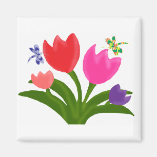 Tulips magnet