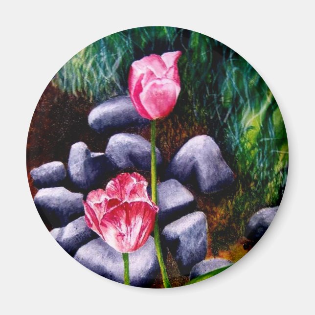 Tulips Magnet (Front)
