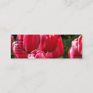 Tulips Mini Business Card