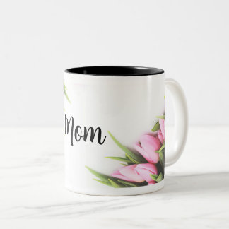 Tulips Mother's Day Two-Tone Coffee Mug