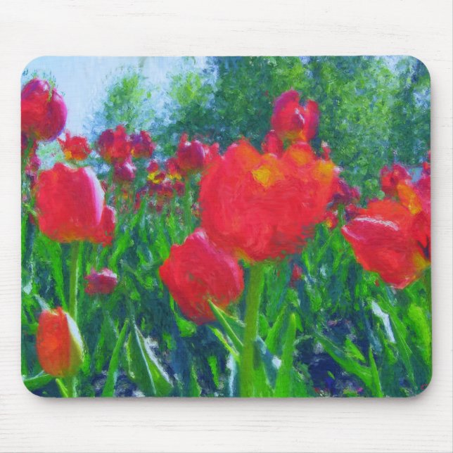 Tulips Mouse Mat (Front)
