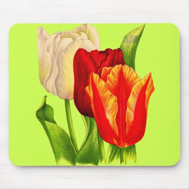 tulips mouse mat (Front)