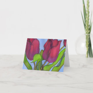 Tulips Notecard
