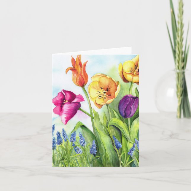 Tulips notecards (Front)