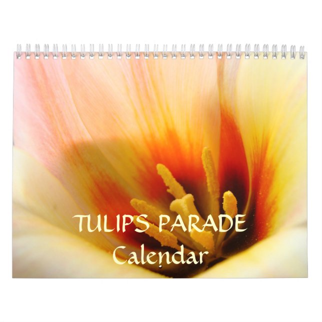 TULIPS PARADE Calendar Gifts Friends Tulip Flowers (Cover)