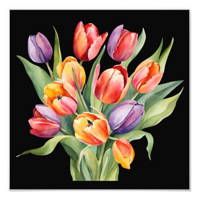 Tulips Photo Print (Front)