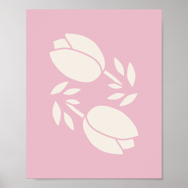 Tulips Pink Poster (Front)