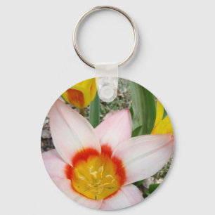 TULIPS PINK TULIP FLOWERS 9 Cards Art Gifts Key Ring