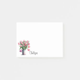 Tulips post-it notes