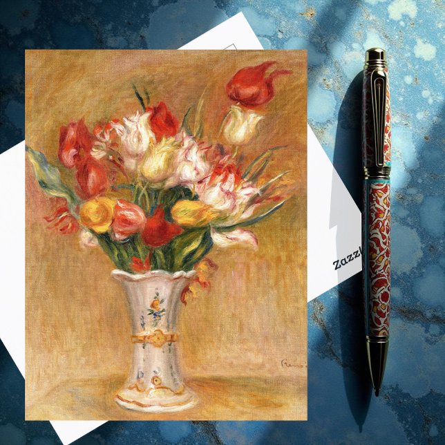 Tulips, Renoir Postcard (Creator Uploaded)