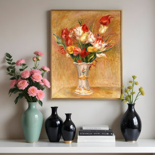 Tulips, Renoir Poster