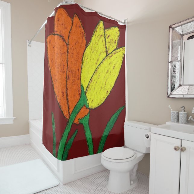 Tulips Shower Curtain (In Situ)