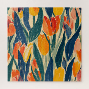 Tulips Spring Radiance Jigsaw Puzzle