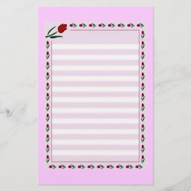 Tulips Stationery (Front)