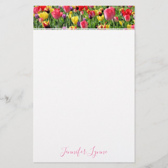 Tulips Stationery (Front)