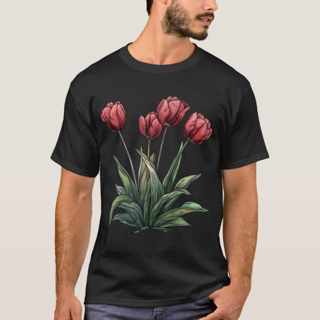 Tulips  T-Shirt (Front)