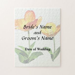 Tulips Tall and Short Wedding Products Jigsaw Puzzle