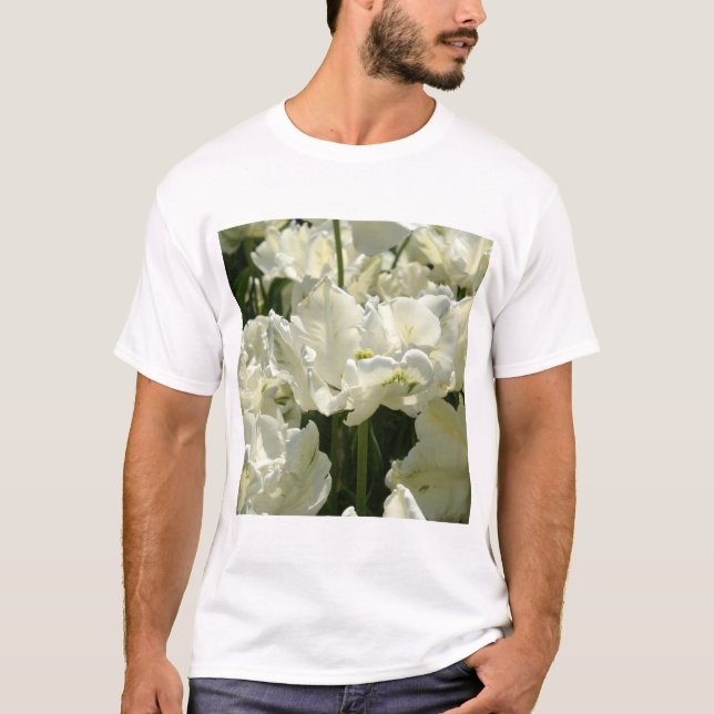 Tulips the white T-Shirt (Front)