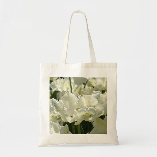 Tulips the white tote bag (Front)