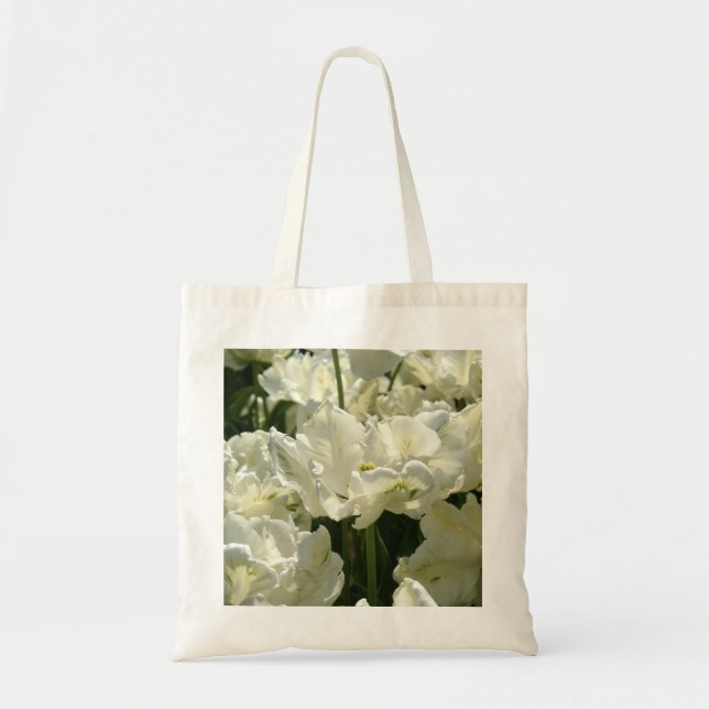 Tulips the white tote bag (Front)
