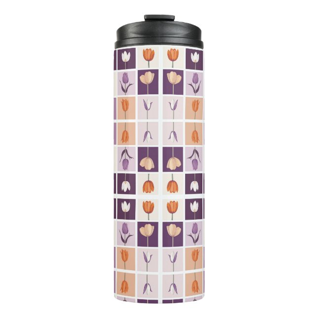 Tulips Thermal Tumbler (Front)
