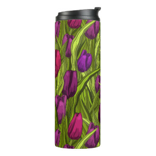 Tulips Thermal Tumbler