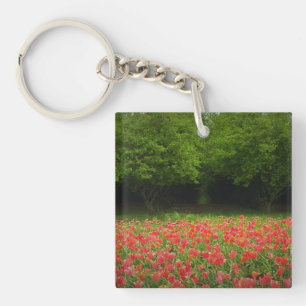 Tulips & Trees Key Ring