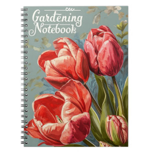 Tulips Vintage Notebook