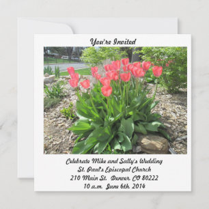 Tulips Wedding Invitation