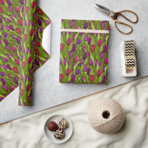 Tulips Wrapping Paper