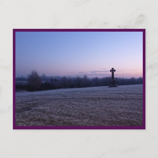 Tullamore (Celtic Cross & Sunrise) Postcard (Front)