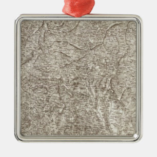 Tulle, Pompadour Metal Tree Decoration