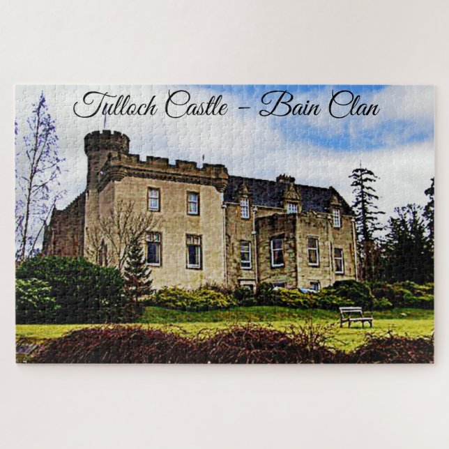 Tulloch Castle – Bain Clan Jigsaw Puzzle (Horizontal)