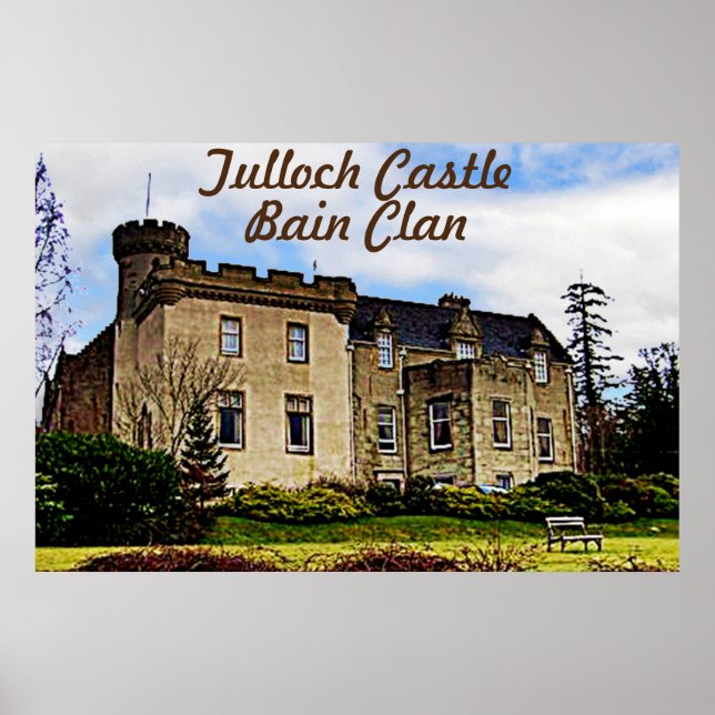 Tulloch Castle – Bain Clan Poster (Front)