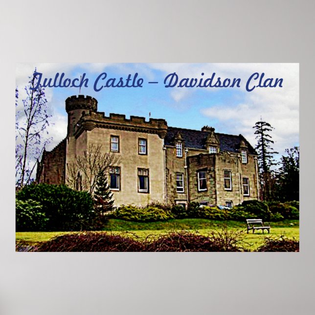 Tulloch Castle – Davidson Clan Poster (Front)