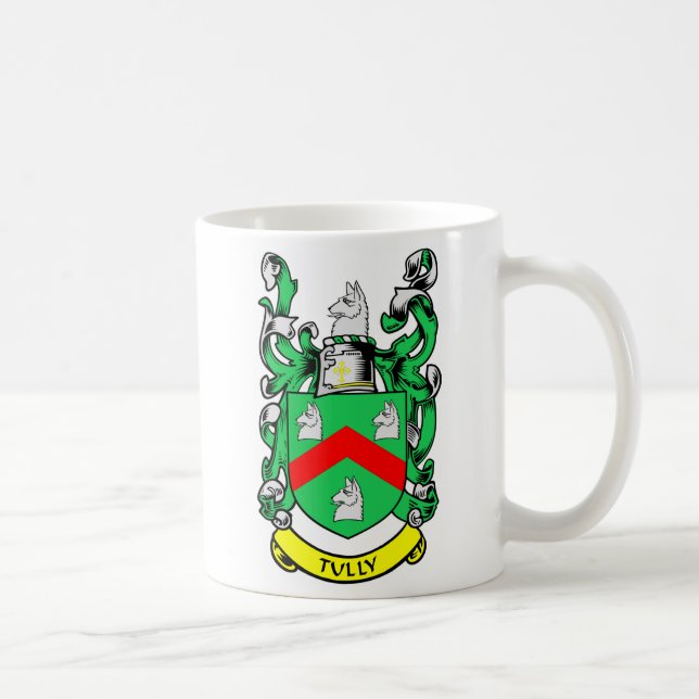 TULLY Coat of Arms Coffee Mug (Right)