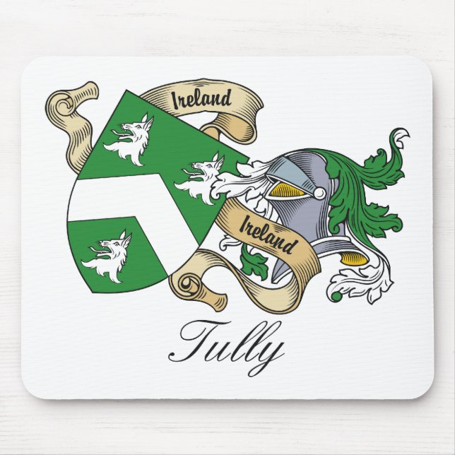 Tully Family Crest Mouse Mat (Front)