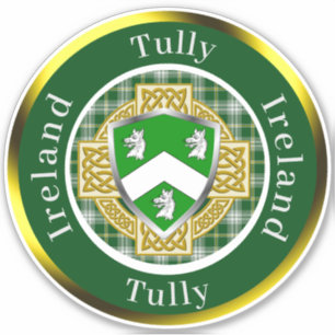 Tully Irish Shield/Celtic Cross Personalized