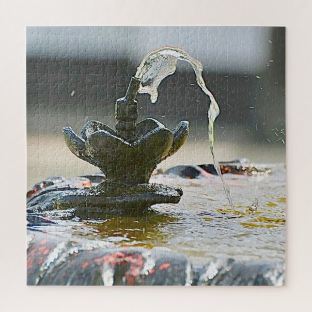 Tully, Kildare .Fountain Stable Yard Jigsaw Puzzle (Vertical)