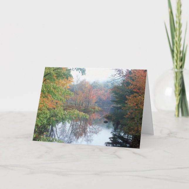 Tully River Autumn Card (Front)