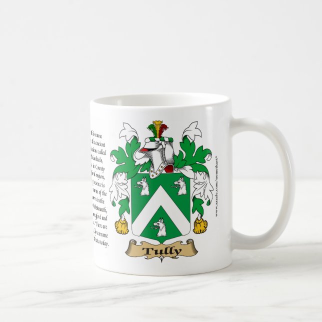Tully, the Origin, the Meaning and the Crest Coffee Mug (Right)