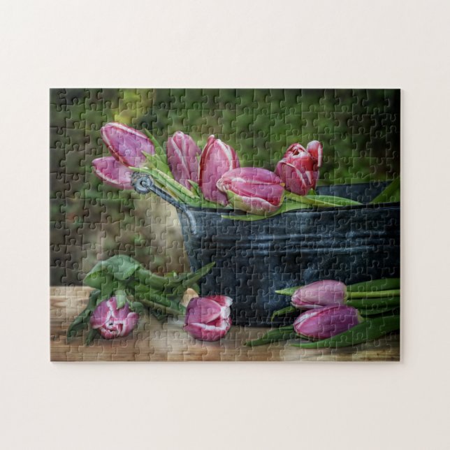 Tulpen Stillleben Jigsaw Puzzle (Horizontal)