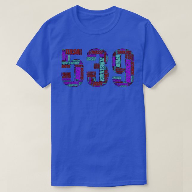 Tulsa and the 539 T-Shirt (Design Front)