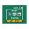 Tulsa, OK Road Sign