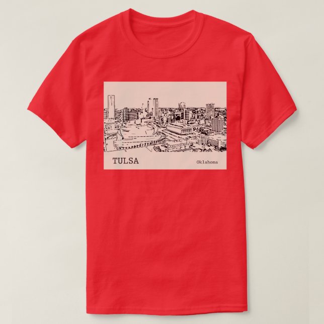 Tulsa Oklahoma  3 T-Shirt (Design Front)