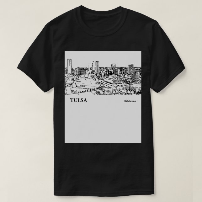 Tulsa Oklahoma  4 T-Shirt (Design Front)
