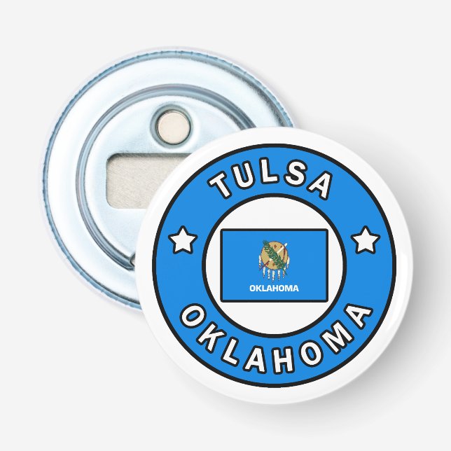 Tulsa Oklahoma Bottle Opener (Front)