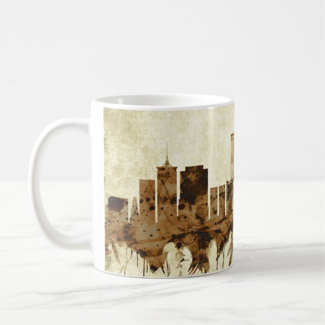 Tulsa Oklahoma Cityscape Coffee Mug (Left)